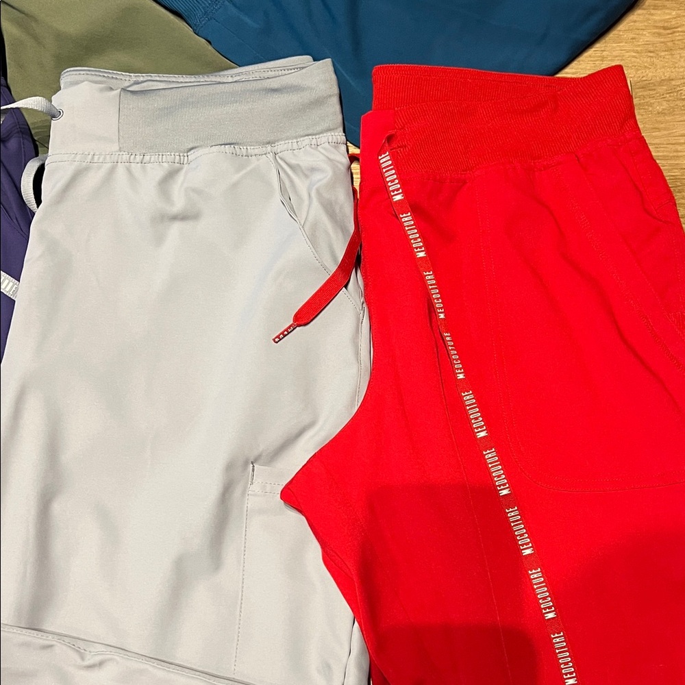 Med Couture Women's scrubs L bottoms/Med tops. 40 a set. $380 for all. - Picture 9 of 14